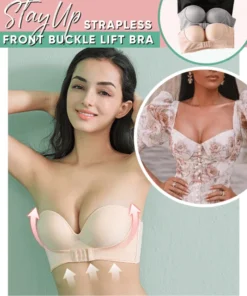 StayUp priekinė sagtis pakeliama liemenėlė be petnešėlių