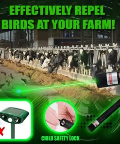 ScareAway paukščių atbaidymo lazerinis žibintuvėlis