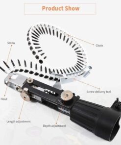 Elektrinis gręžimo grandinės nagų pistoleto adapteris