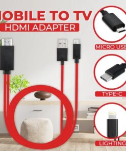HDMI adapteris iš mobiliojo televizoriaus