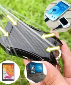 „Solaxy Solar Keychain Powerbank“.