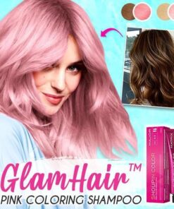 GlamHair rožinis dažantis šampūnas