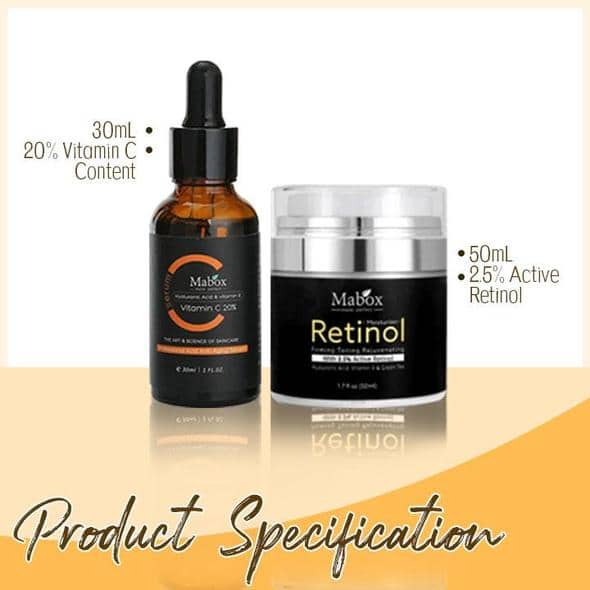 Retinol C+ šviesinantis serumo rinkinys