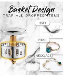 Iššokantis baseino kanalizacijos filtras