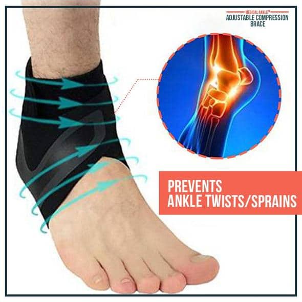 MediAnkle reguliuojamas suspaudimo petnešos - Image 3
