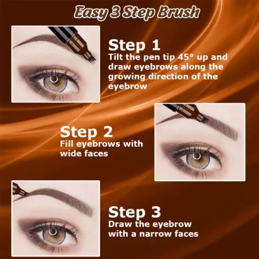 „Microblading 4-Tips“ antakių rašiklis - Image 4