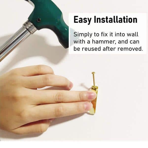 130 vnt. paveikslų pakabos su vinimis - Image 4