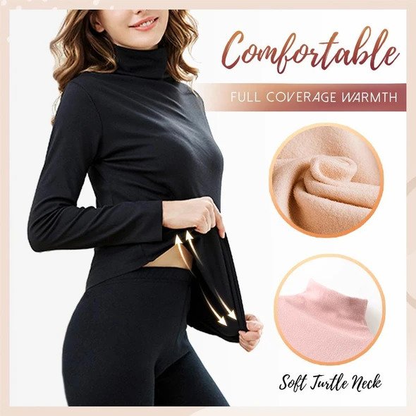 Itin minkštas terminis džemperis vėžlio kaklu - Image 4