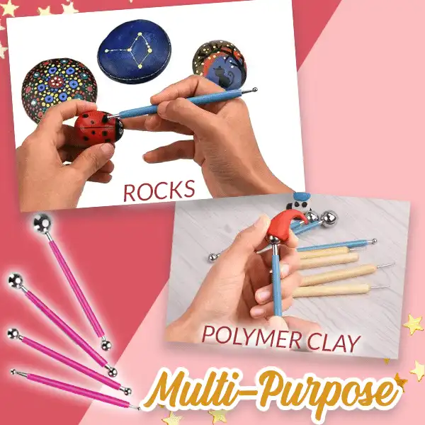 Dviejų krypčių taškavimo įrankių rinkinys (4 vnt. / 1 rinkinys) - Image 4