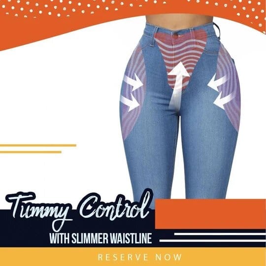 Tobulos formos tamprūs džinsai - Image 7