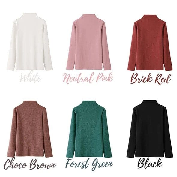 Itin minkštas terminis džemperis vėžlio kaklu - Image 9