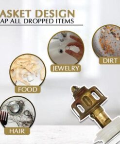 Iššokantis nuotekų filtras nuo užsikimšimo