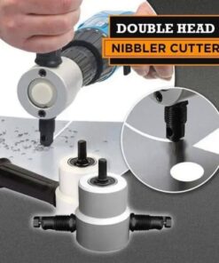 Dvigubas lakštinio metalo krapštukas