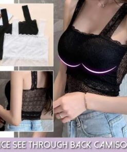 Nėriniai matosi per nugarą Camisole