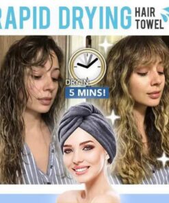 Greita magiška plaukų džiovinimo kepurė