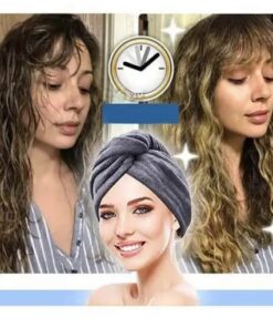 Greitai džiūstantis plaukų rankšluostis