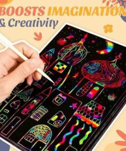 Secret Rainbow Scratch Paper Art rinkinys