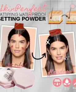 SkinPerfect matizuojanti vandeniui atspari pudra