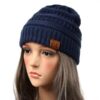 Minkštos megztos slouchy beanie