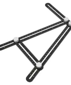 Universali meškeriotojo liniuotė (metalinė)