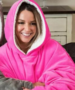 Žieminis negabaritinis šildomas antklodės gobtuvas